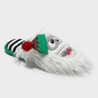 Dluxe By Dearfoams Slide Slippers - White S, Adult Unisex, Green Red White