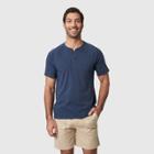 United By Blue Men's Organic Henley T-shirt - Navy