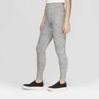 Women's Cozy Wide Waistband Leggings - A New Day Heather Gray