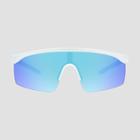 No Brand Women's Shield Polarized Matte Sunglasses - White, Women's,