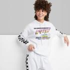 Women's Ascot + Hart World Tour Hooded Graphic Sweatshirt - White
