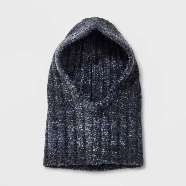 Women's Wide Rib Balaclava - Universal Thread Gray/blue