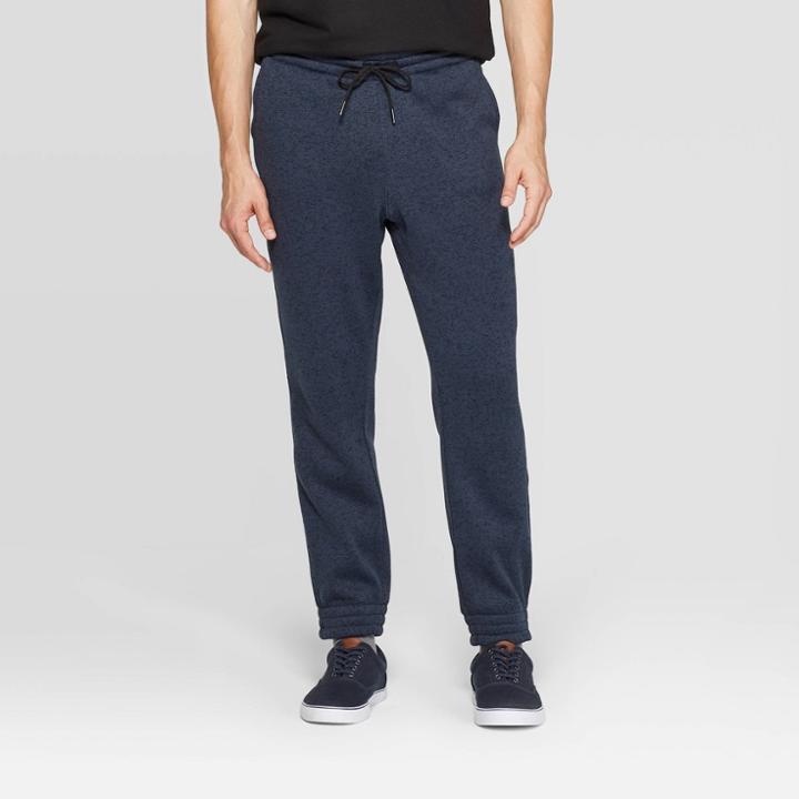 Men's 29.5 Jogger Pants - Goodfellow & Co Xavier Navy L, Size: Large, Xavier Blue