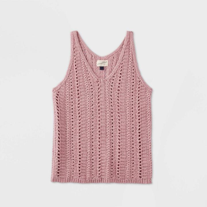 Women's V-neck Sweater Tank Top - Universal Thread Lilac