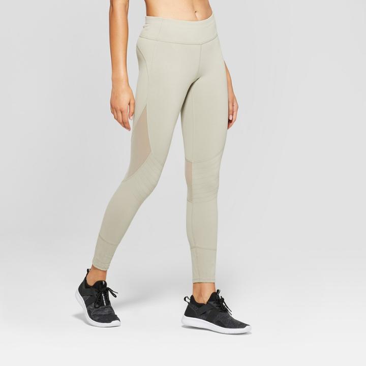 Women's Premium Mid - Rise Moto Leggings - Joylab Khaki