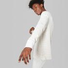 Men's Striped Long Sleeve Boxy T-shirt - Original Use Beachcomber
