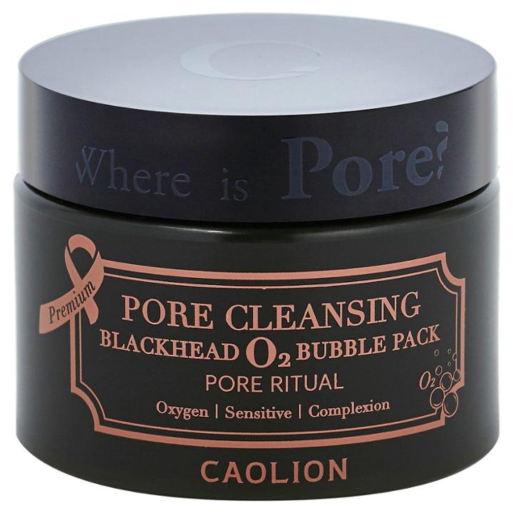 Unscented Caolion Premium Blackhead O2 Bubble Pore Pack