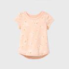 Toddler Girls' Short Sleeve Floral T-shirt - Cat & Jack