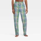 Men's Tall Multi Plaid Poplin Pajama Pants - Goodfellow & Co