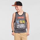 Boys' Five Nights At Freddy's Tank Top - Charcoal Heather