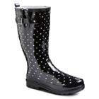 Western Chief Women's Polka Dot Rain Boots - Black