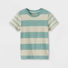 Toddler Boys' Striped Jersey Knit Short Sleeve T-shirt - Cat & Jack Green