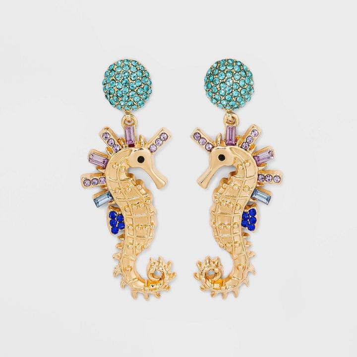 Sugarfix By Baublebar 'horsing Around' Drop Earrings - Blue