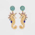 Sugarfix By Baublebar 'horsing Around' Drop Earrings - Blue