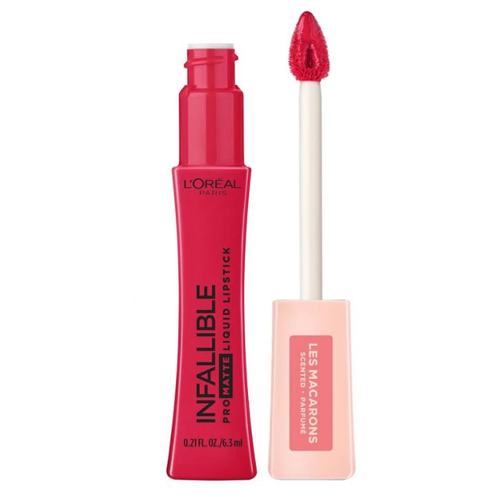 L'oreal Paris Infallible Pro-matte Liquid Lipstick Les Macarons 828 Framboise Frenzy