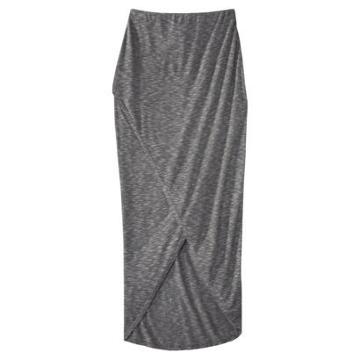Mossimo Women's Tulip Maxi Skirt - Gray