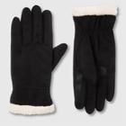 Isotoner Adult Microsuede Gloves - Black