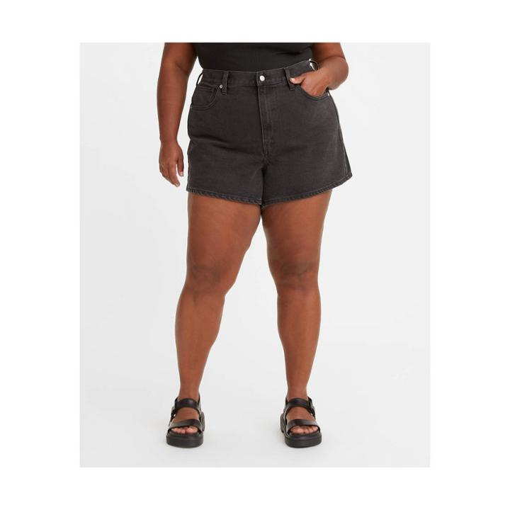 Levi's Women's Plus Size High-rise Mom Jean Shorts - Wonderful