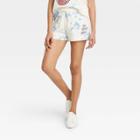 The Rolling Stones Women's Rolling Stones Americana Graphic Jogger Shorts - Off-white