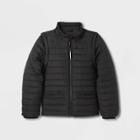 Kids' Adaptive Puffer Jacket - Cat & Jack Black