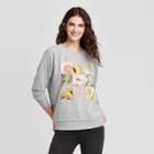 Doe. Women's Floral Print Squares Sweatshirt - Doe (juniors') - Gray