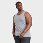 Men's Tall Standard Fit Jersey Tank Top - Goodfellow & Co Thundering Gray