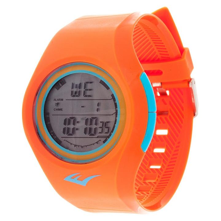 Men's Everlast Plastic Strap And Case Watch - Orange, Orange
