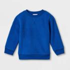 Toddler Fleece Pullover Sweatshirt - Cat & Jack Blue
