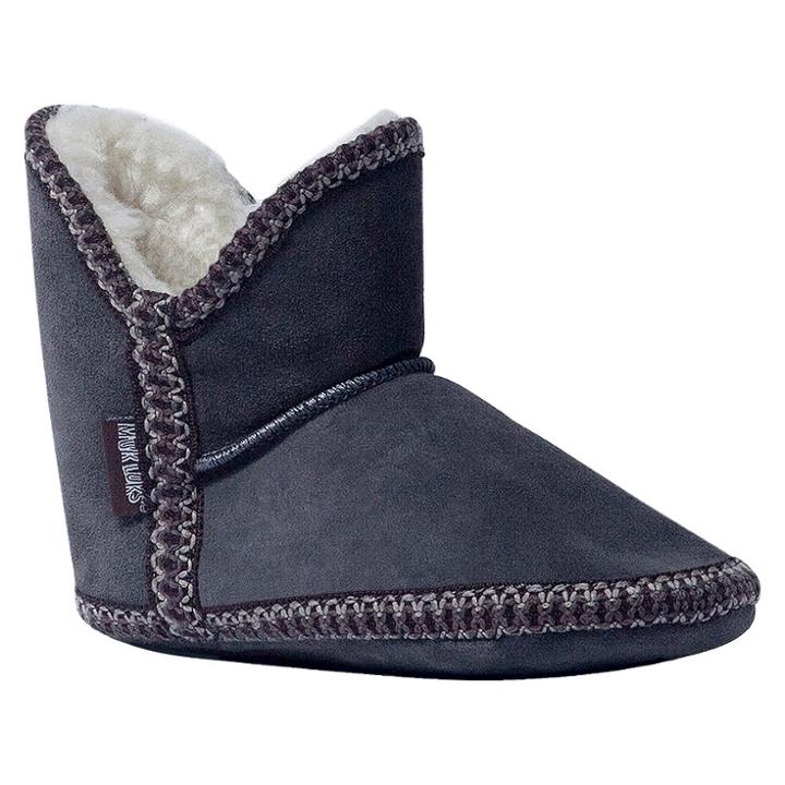 Women's Muk Luks Amira Bootie Slippers - Gray S(5-6),