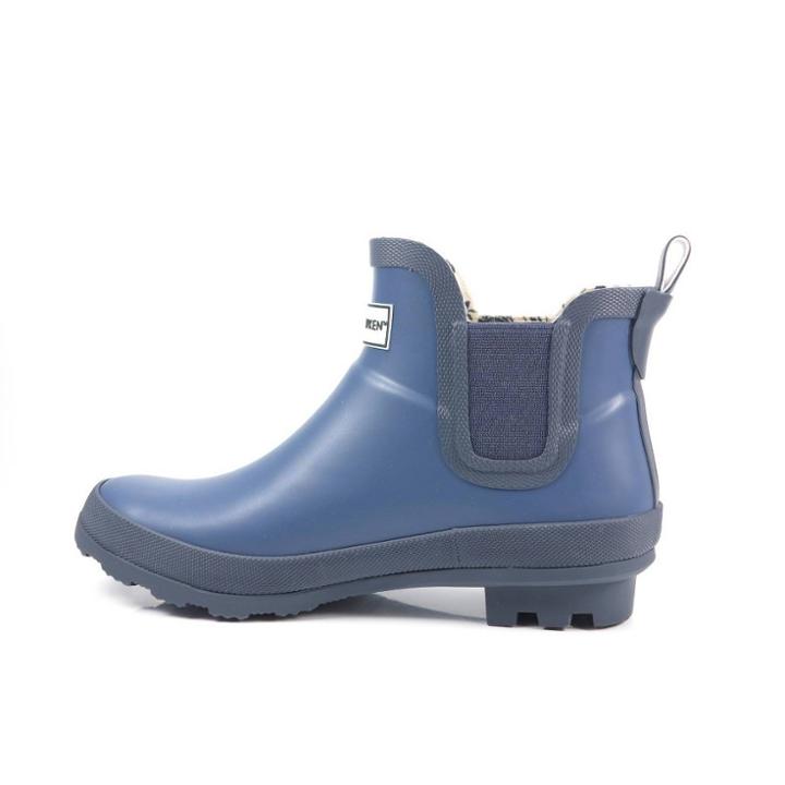 Smith & Hawken Rubber Ankle Rain Boots Size 9 Blue -