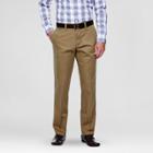 Haggar H26 - Men's Tall No Iron Stretch Straight Fit Pants British Khaki 34x36, Britsh Khaki