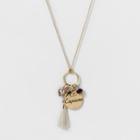 Target Women's Fashion Zodiac Capricorn Charm Necklace - Gold, Bright Gold Zodiac Sign - Capricorn