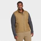 Men's Big & Tall Puffer Vest - All In Motion Olive Green