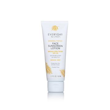 Unsun Cosmetics Mineral Tinted Face Sunscreen Lotion - Medium/deep - Spf