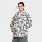 The Nines By Hatch Sherpa Maternity Cardigan Floral