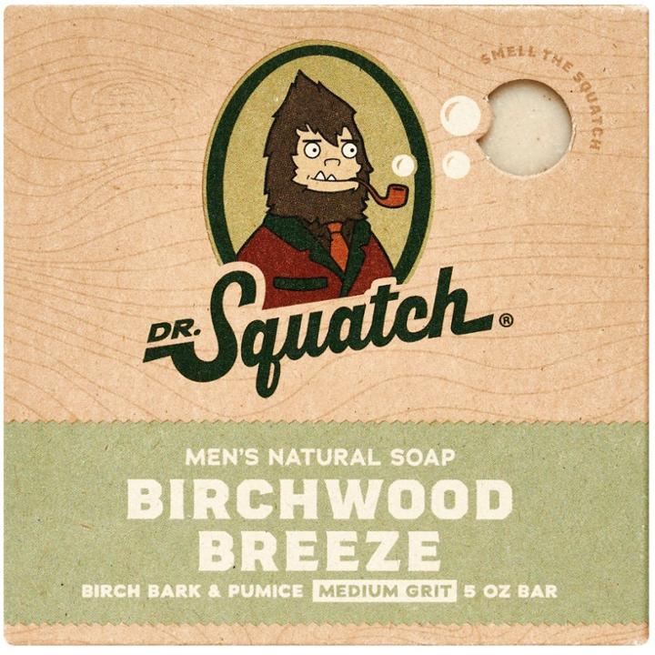 Dr. Squatch Men's All Natural Bar Soap - Birchwood Breeze