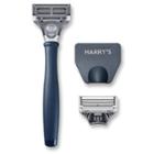 Harry's Men's Blade Razor With Cartridges Navy Blue