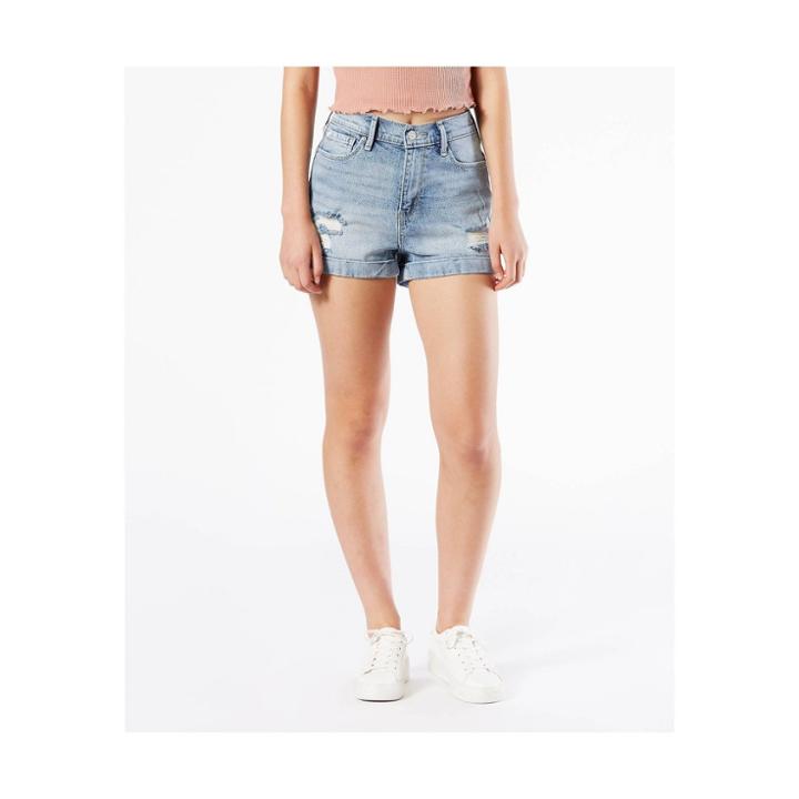 Denizen From Levi's Women's High-rise Mom Jean Shorts (juniors') - Hang Loose