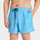 Humankind X Target Pride Adult Plus Size Humankind Swim Trunks - Blue