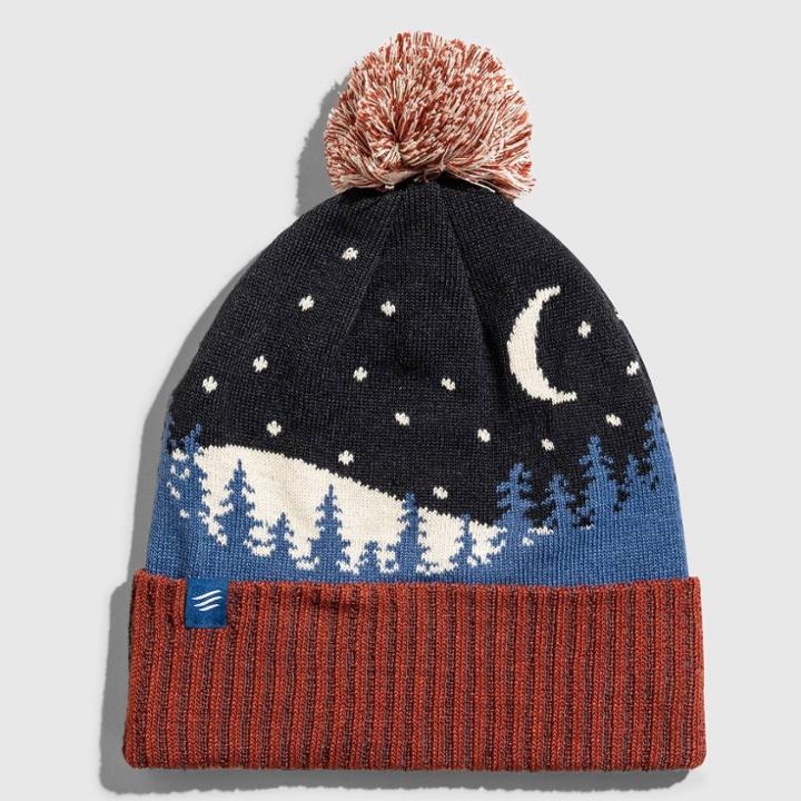 United By Blue Recycled Pom Beanie - Tortoise