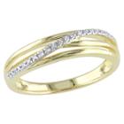 Target 0.06 Ct. T.w. Diamond In Yellow Silver Cocktail Ring - 5 - Silver,