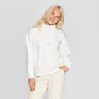 Women's Regular Fit Long Sleeve Turtleneck Pullover - A New Day Cream