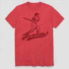 Fifth Sun Men's Short Sleeve Touchdown T-shirt - Patrol Red Heather
