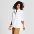Women's Striped 3/4 Sleeve Oversized Tunic - Who What Wear Blue Xs, Blue
