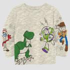 Toddler Boys' Toy Story Long Sleeve Graphic T-shirt - Gray