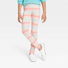 Girls' Striped Leggings - Cat & Jack Xs,