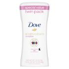 Dove Beauty Dove Advanced Care Clean Finish Invisible Solid Deodorant Twin Pack