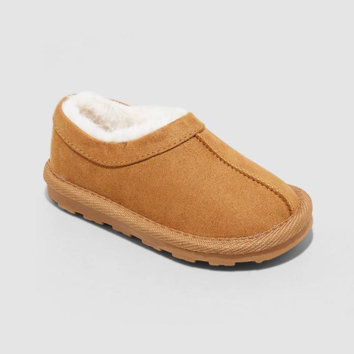 Toddler Boys' Channing Moccasin Slippers - Cat & Jack Chestnut