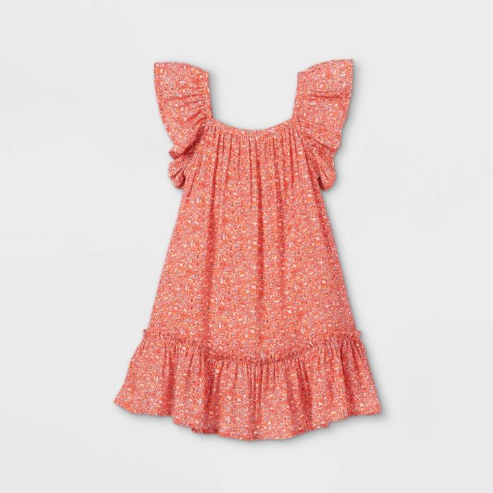 Toddler Girls' Woven Dress - Cat & Jack Red