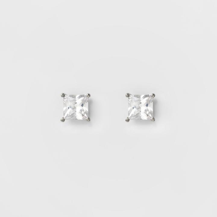 Target Women's Square Crystal Stud - A New Day